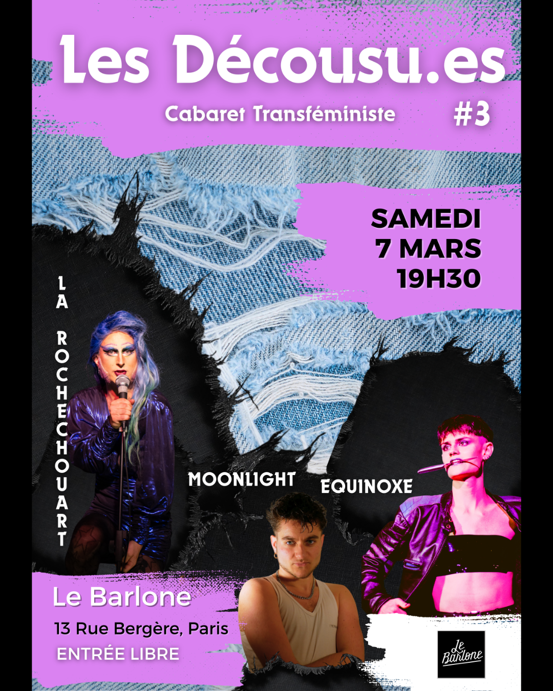 Affiche de la prochaine des décousu.es