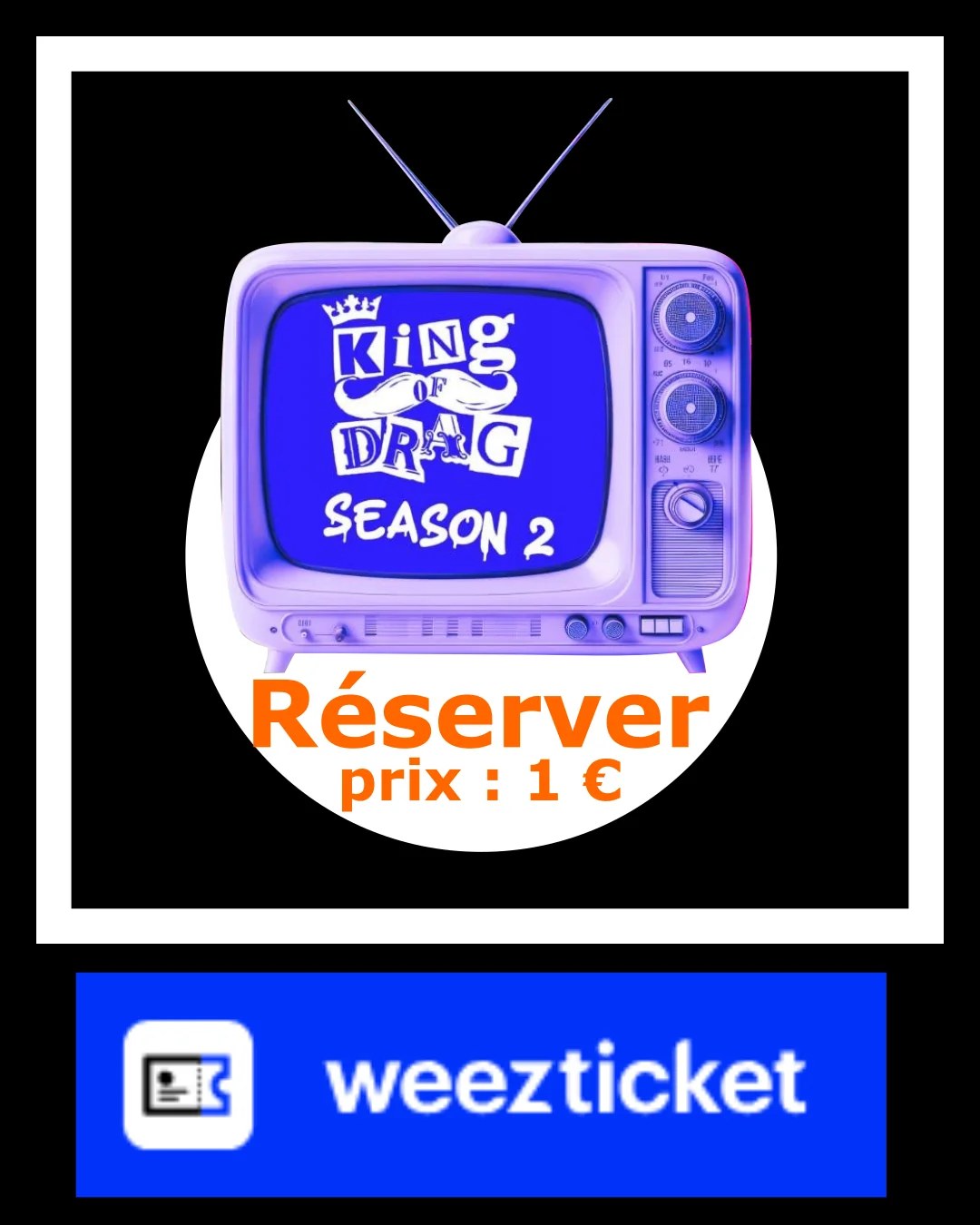 Réserver la watch party King of Drag (Weezevent)