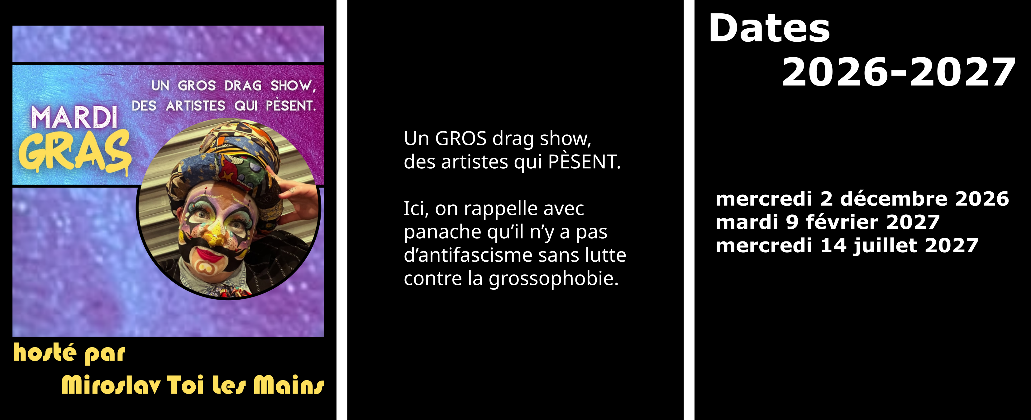 Mardis gras tous les jours