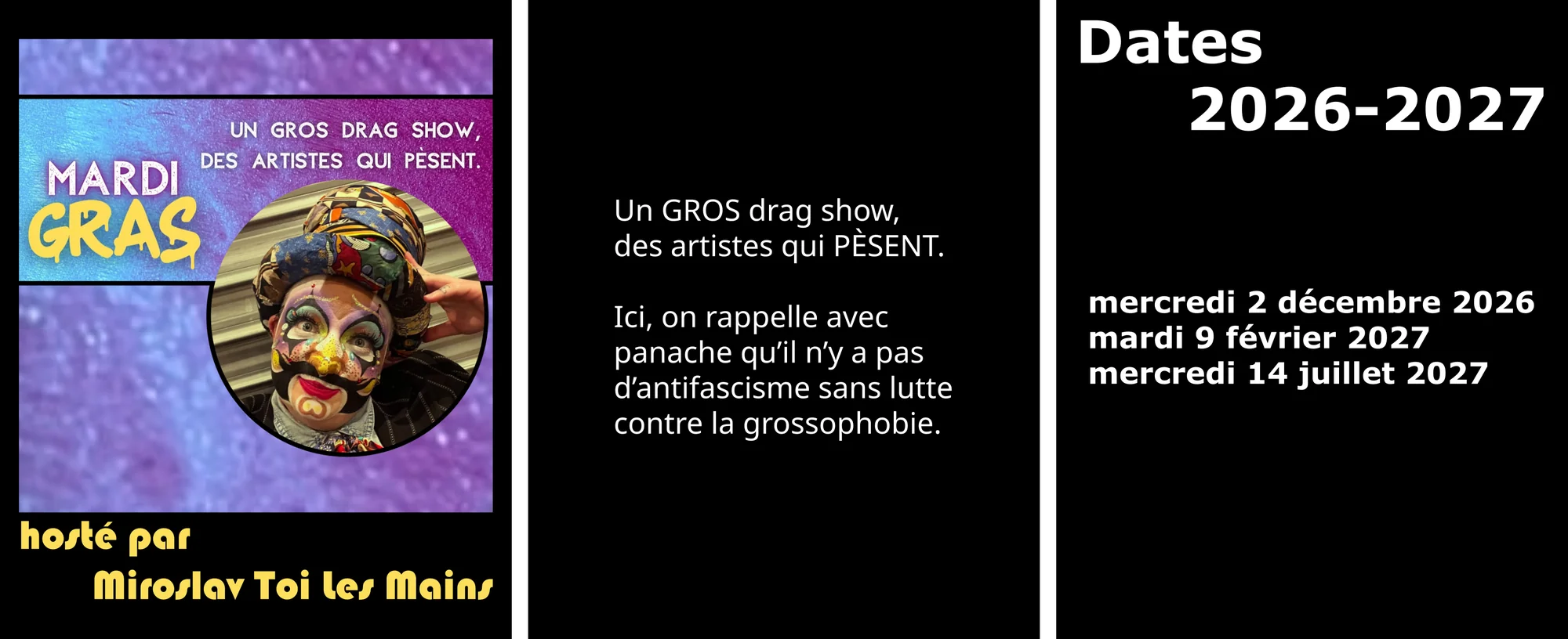 Mardis gras tous les jours