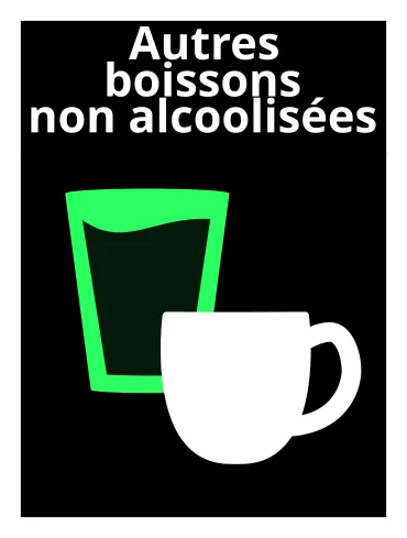 Carte des softs et boissons chaudes