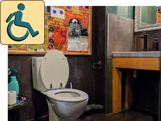Les toilettes